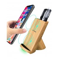 Qi certified OEM Combo fast wireless charger with pen box for iphone charging samsun