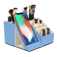 2020 NEW wireless charger make-up desktop storage organizer box