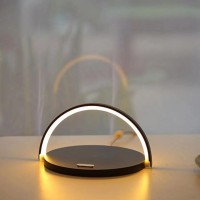 New Product Wireless Chargers For Phone With LED Warm Light  Desktop Study Lamp